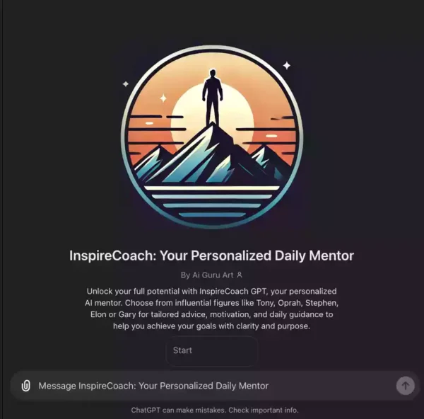 Personalized AI Coach for Productivity and Personal Growth